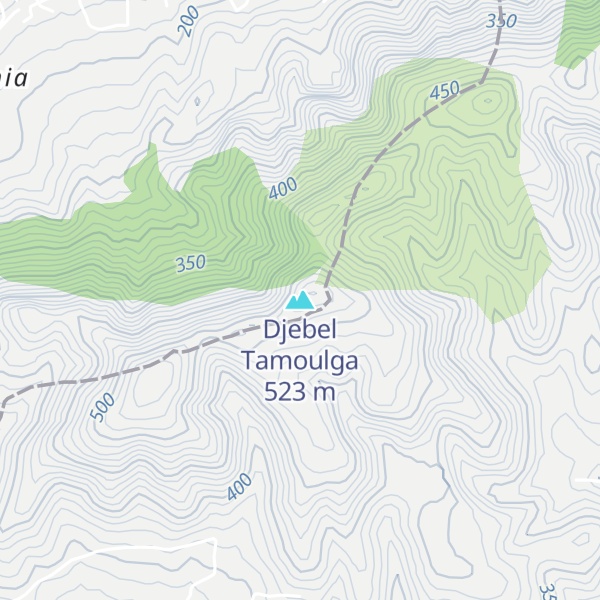 Map of Djebel Tamoulga