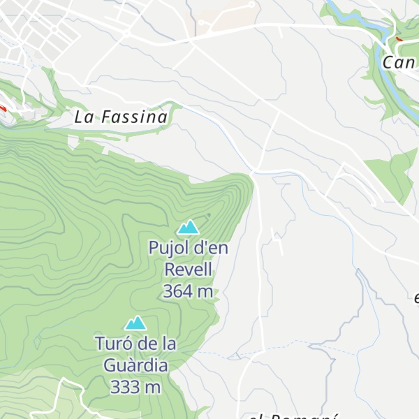 Map of Turó de les Bruixes