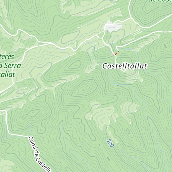 Map of Tossal de Cal Pons (Castelltallat)