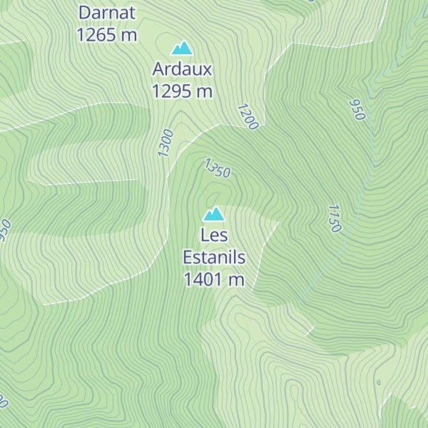 Map of Les Estanils