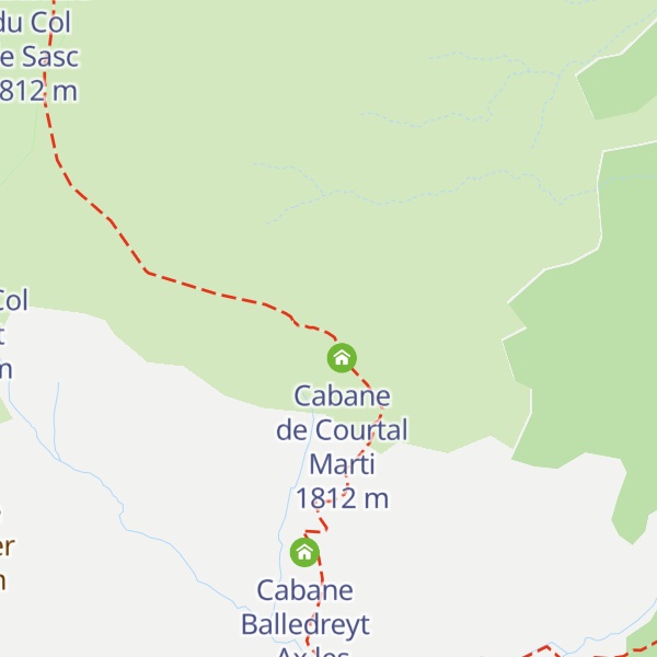 Map of Cabane pastorale de Courtal Marti