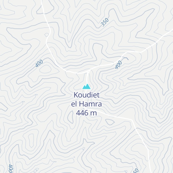 Map of Koudiet el Hamra