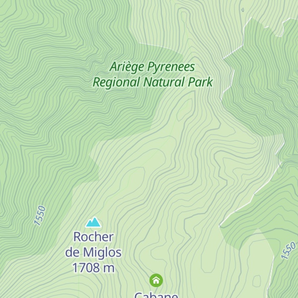 Map of Crête de la Lesse
