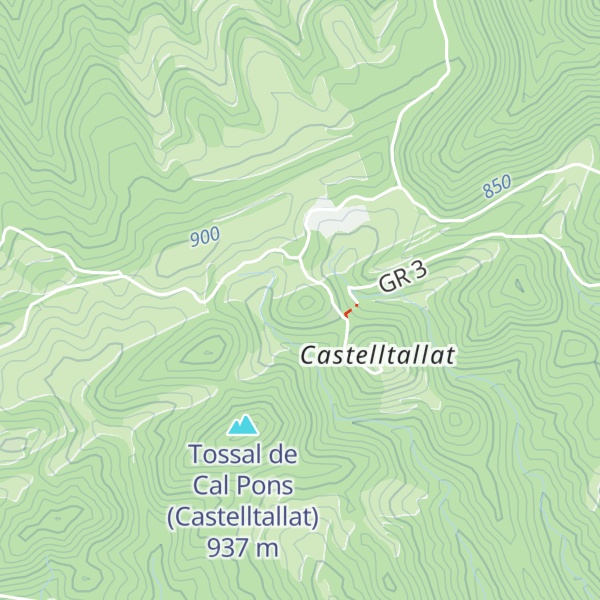 Map of Tossal de Soldevila