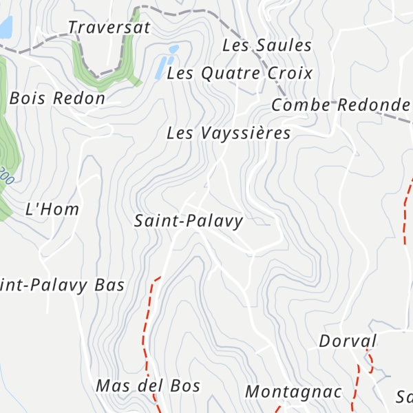 Map of Gîte entre Lot et Corrèze