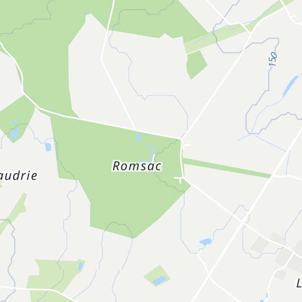Map of Château de Romsac