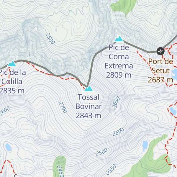 Map of Tossal Bovinar