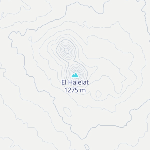 Map of El Haleïat