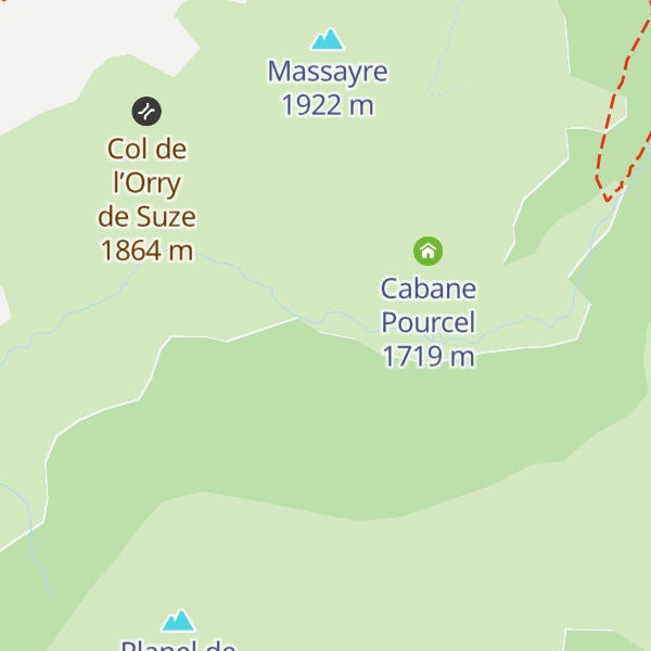 Map of Cabane des Ludines