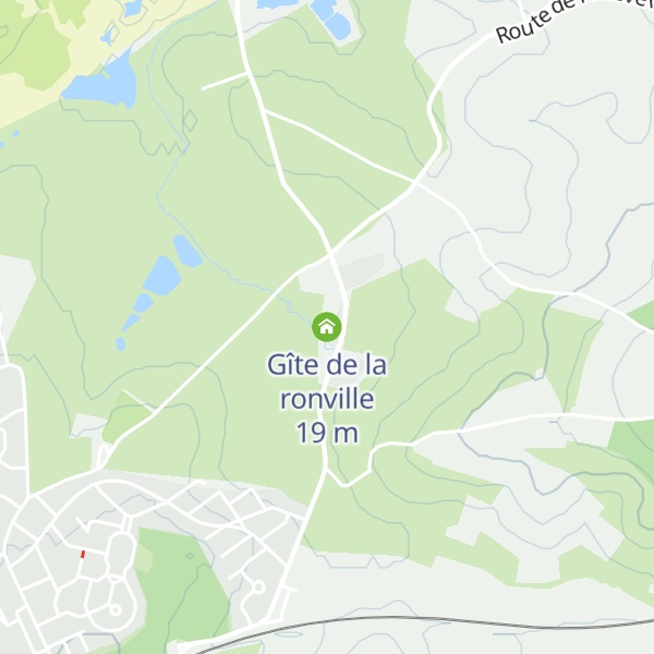Map of Gîte de la ronville