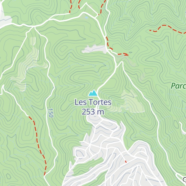 Map of Les Tortes