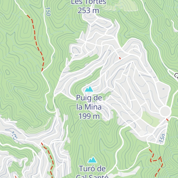 Map of Puig de la Mina