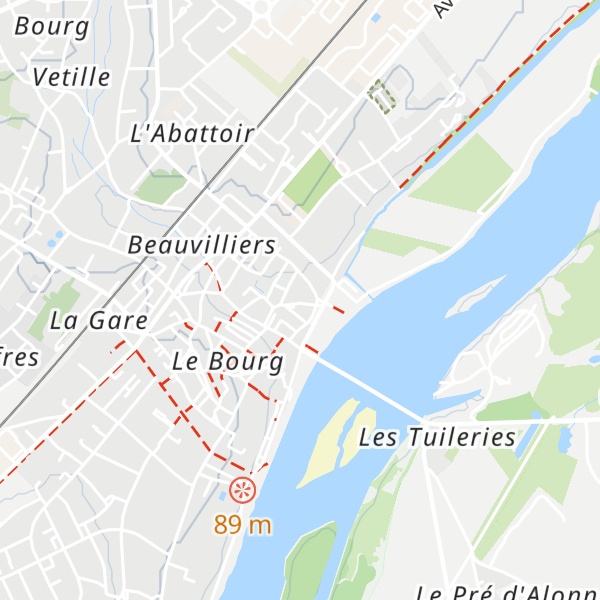 Map of Gîte du Moulin Rouge