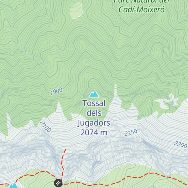 Map of Tossal dels Jugadors
