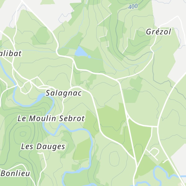 Map of Gîte de France