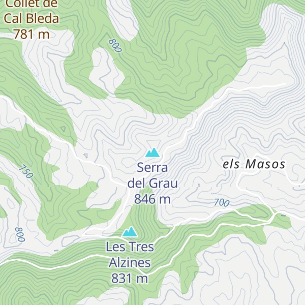 Map of Serra del Grau