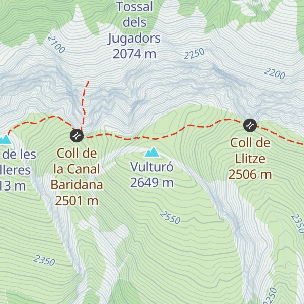 Map of Vulturó