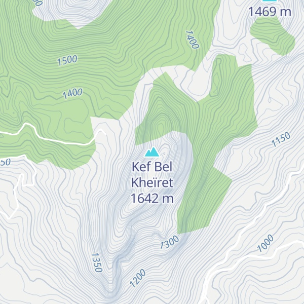 Map of Kef Bel Kheïret