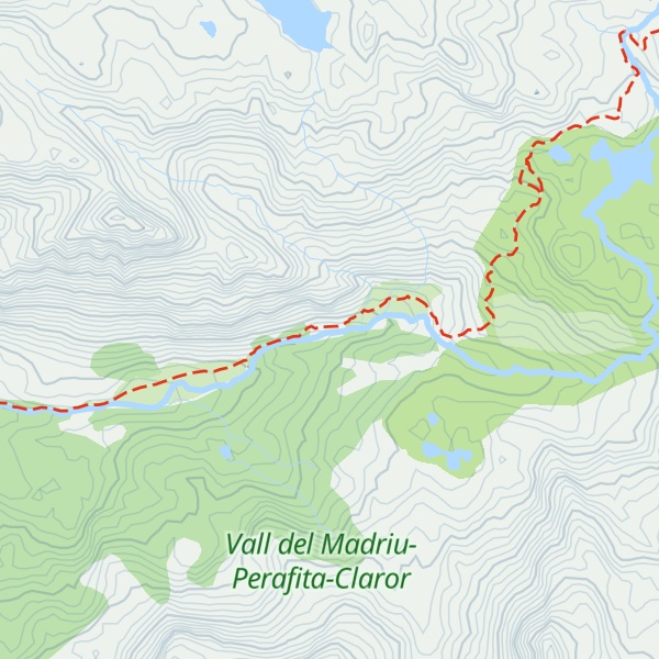 Map of Refugi Riu dels Orris