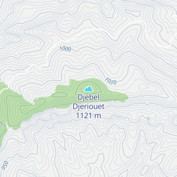 Map of Djebel Djeriouet
