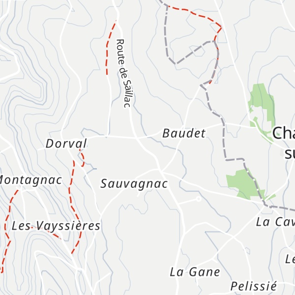 Map of Gîte de Sauvagnac