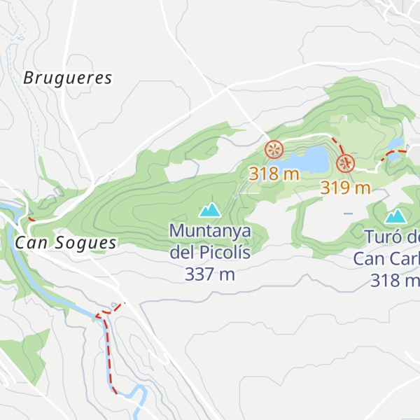 Map of Muntanya del Picolís