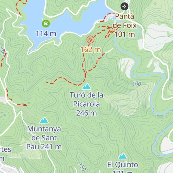 Map of Turó de la Picarola