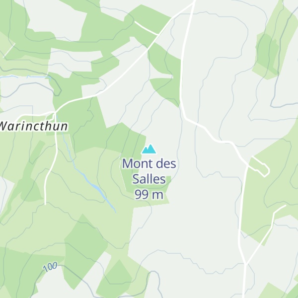 Map of Mont des Salles