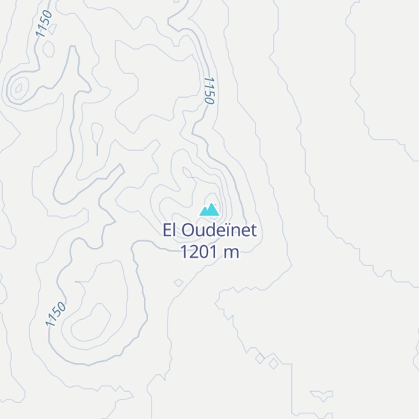 Map of El Oudeïnet