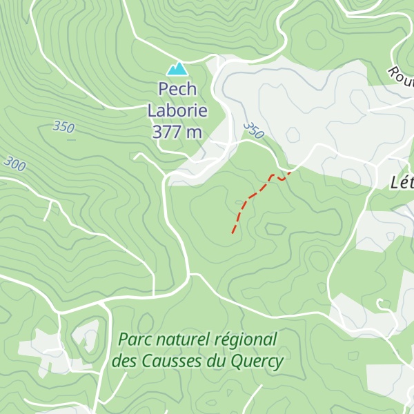 Map of Pech Ongrand