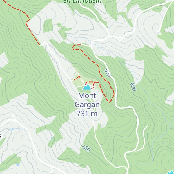 Map of Mont Gargan