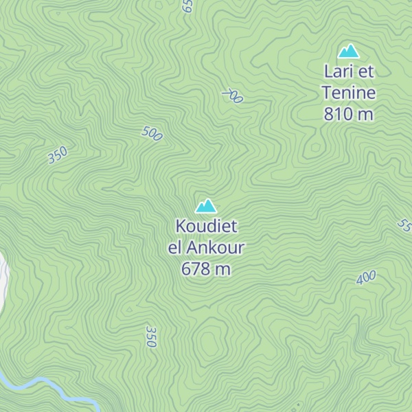Map of Koudiet el Ankour