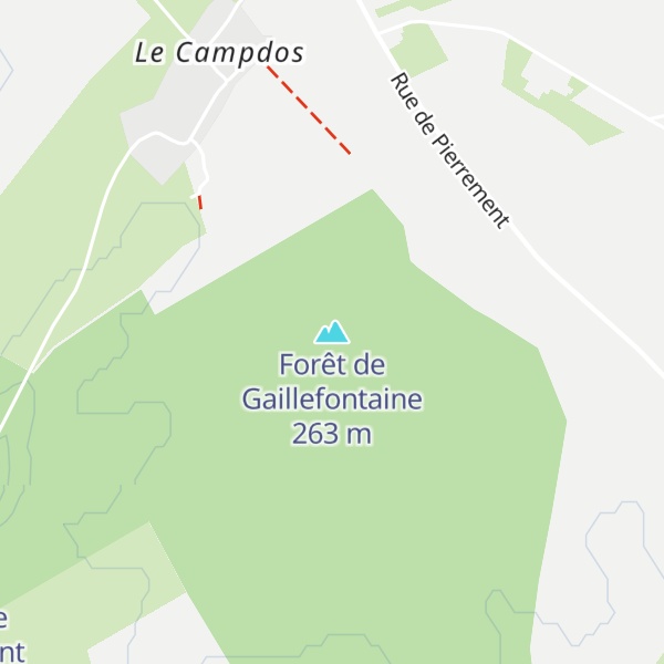 Map of Forêt de Gaillefontaine