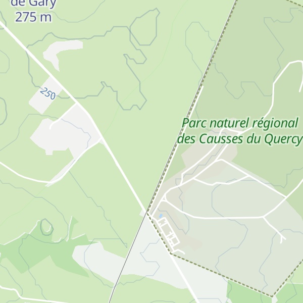 Map of Lacalm