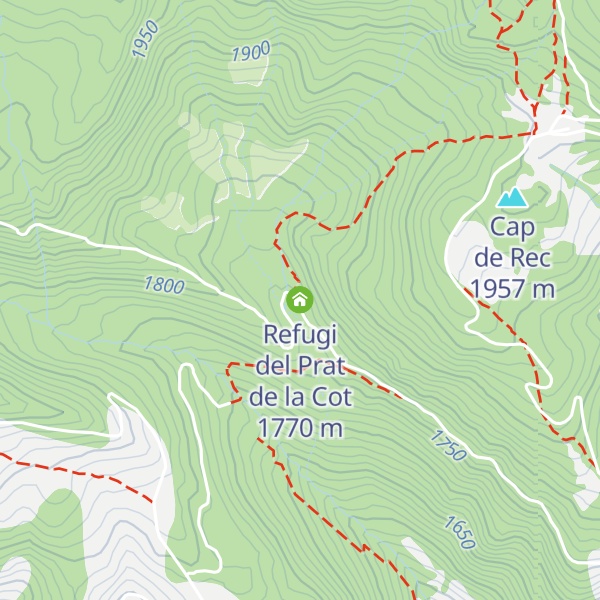 Map of Refugi del Prat de la Cot