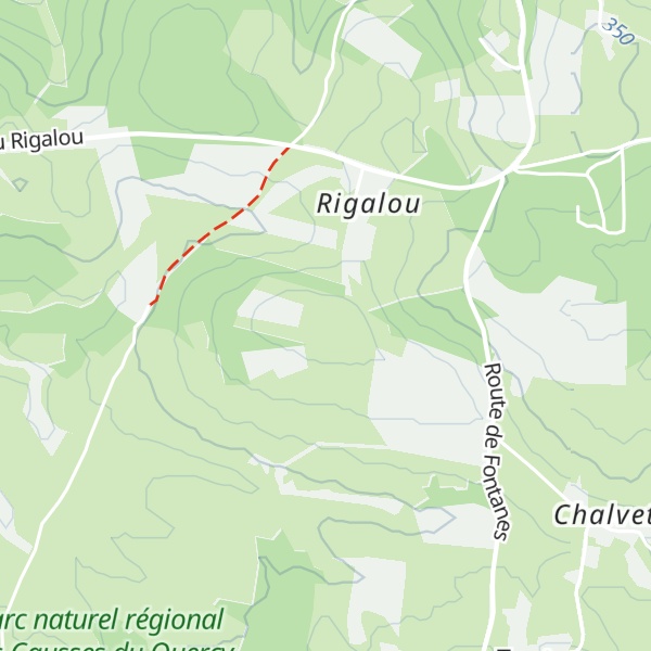 Map of Pech de Rode