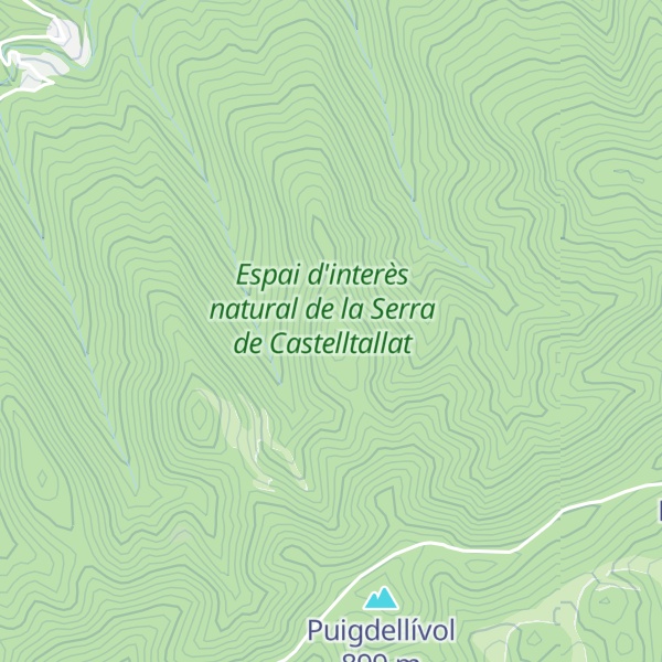 Map of Serrat de Vallverdú