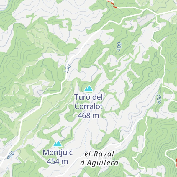 Map of Turó del Corralot