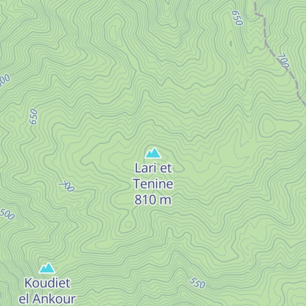 Map of Lari et Tenine