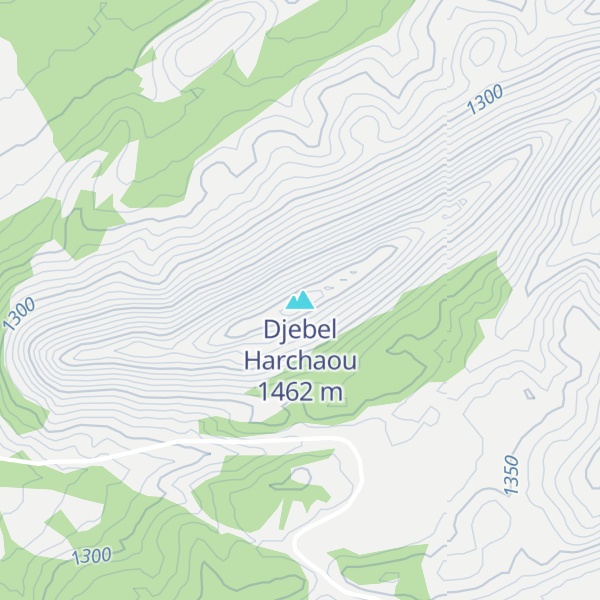 Map of Djebel Harchaou