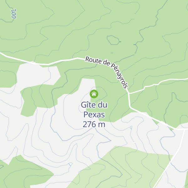 Map of Gîte du Pexas