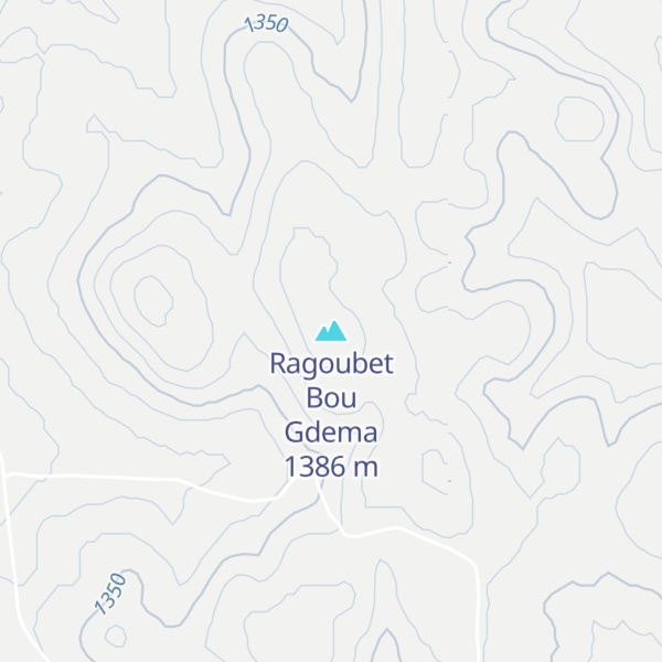 Map of Ragoubet Bou Gdema