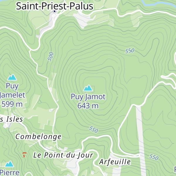 Map of Puy Jamot