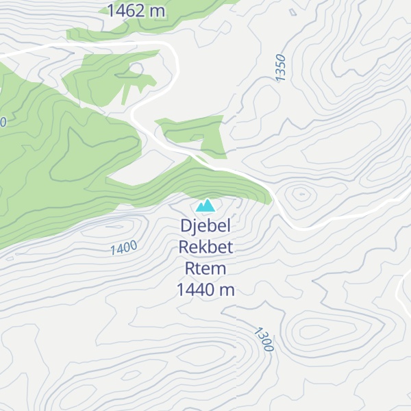 Map of Djebel Rekbet Rtem