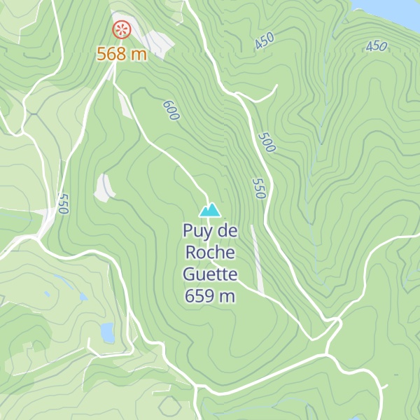 Map of Puy de Roche Guette