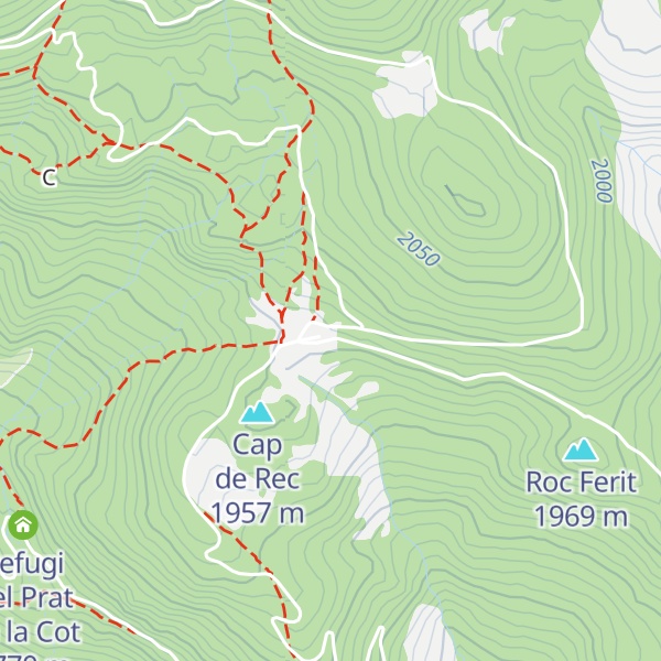 Map of Refugi del Cap del Rec