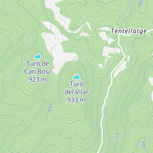 Map of Turó del Vilar