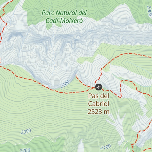 Map of Pic de Costa Cabirolera