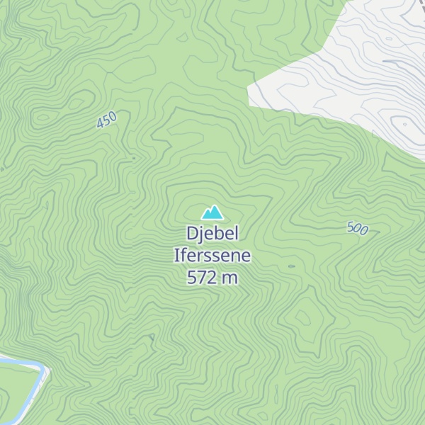 Map of Djebel Iferssene