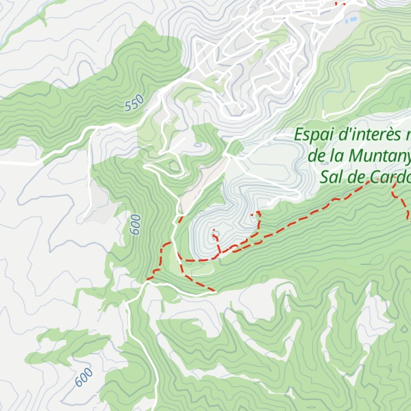 Map of Muntanya de Sal